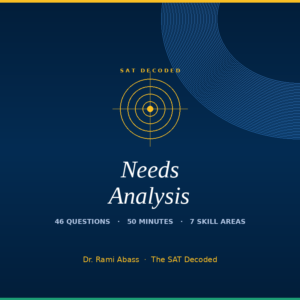 sat needs analysis product